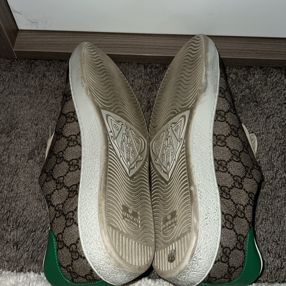 Gucci GG Supreme Not Fake Sneakers Authentic Size 11G Fits 12 US Shoes - Picture 6 of 10